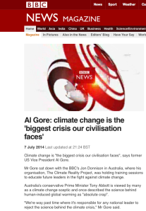 BBC: loves Gore, hates Lawson